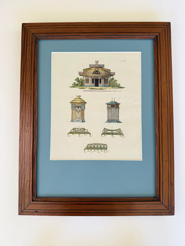 Pair of Dutch Landscape Architecture Drawings
