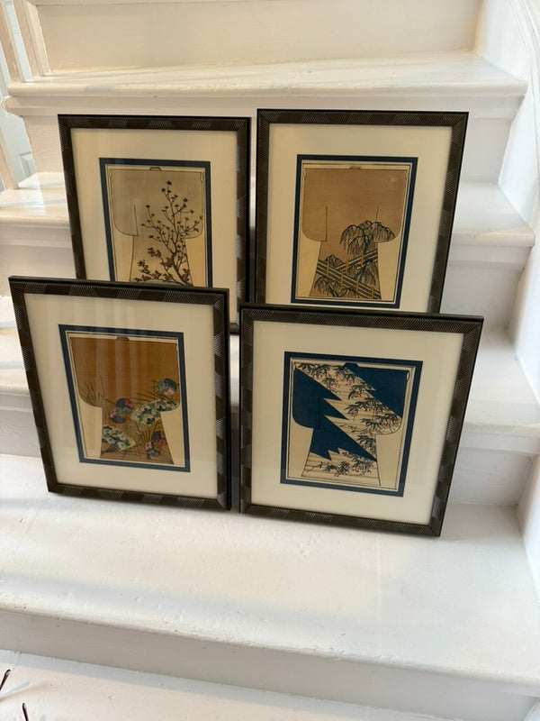 Antique kimono blueprints