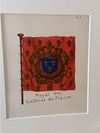 Six 'Couleurs du Roi' in textured gilt frames