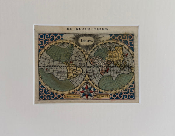 1603 World Map - De Globo Terrae