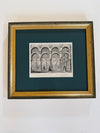 Pair of engravings of grand European interiors