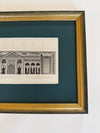 Pair of engravings of grand European interiors