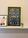 Hand painted vintage advertising board
