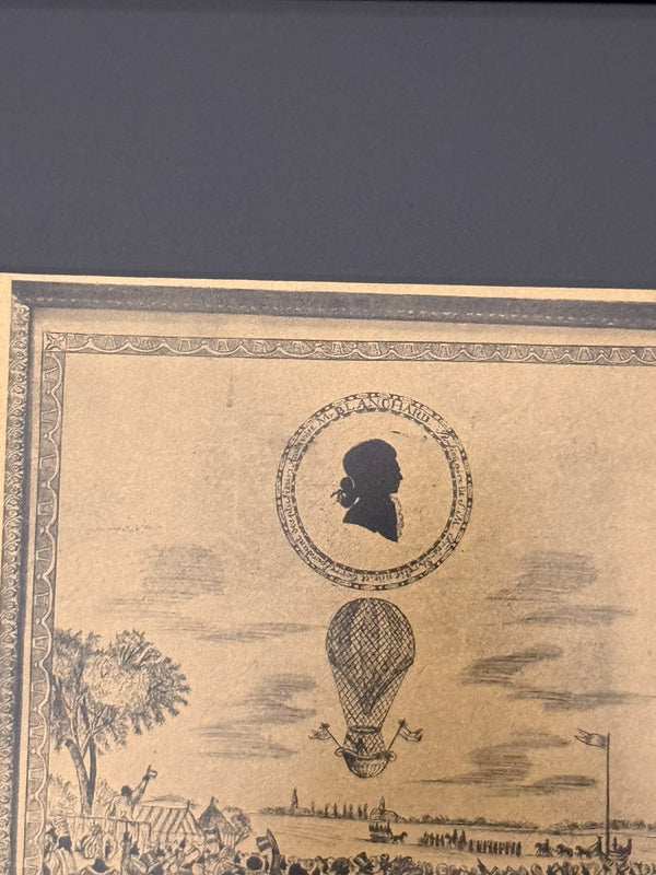 Hot air balloon print