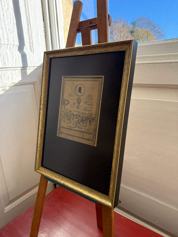 Hot air balloon print