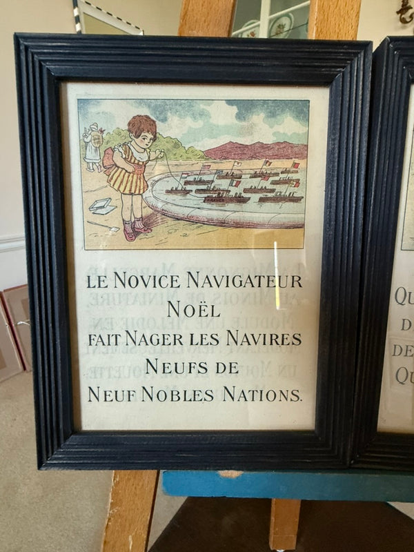 French Alphabet illustrations