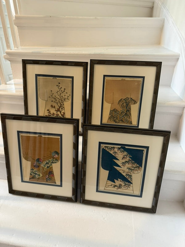 Antique kimono blueprints