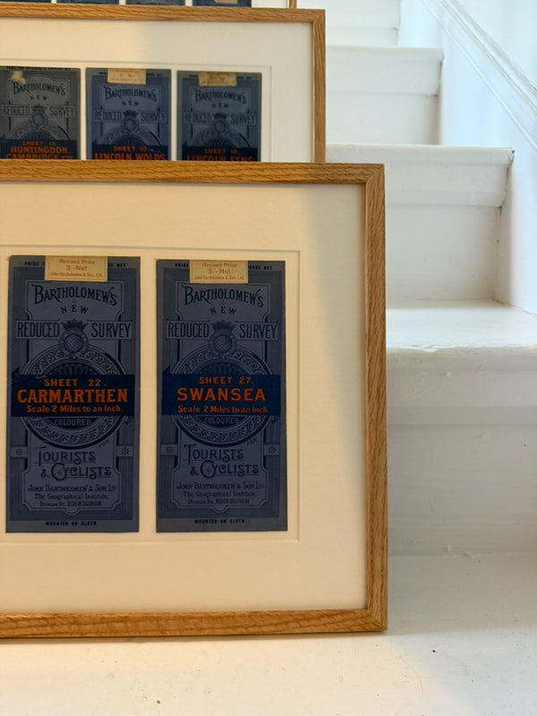 Antique Ordinance Survey maps