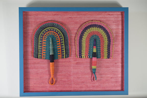 Boxframed handcrafted fans