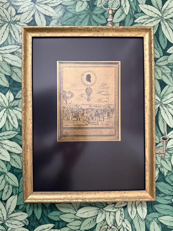 Hot air balloon print