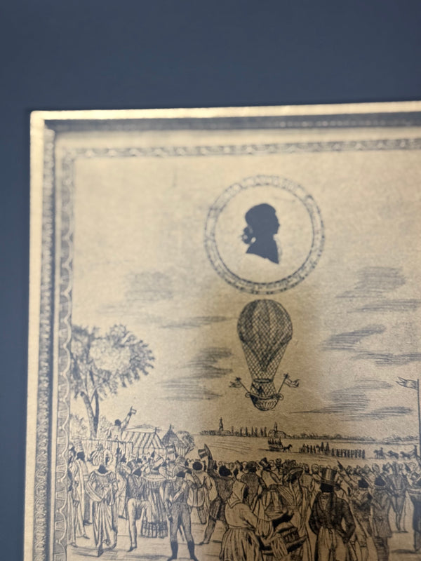 Hot air balloon print
