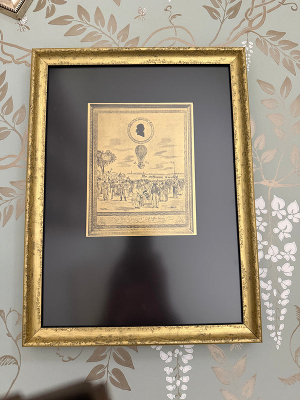 Hot air balloon print