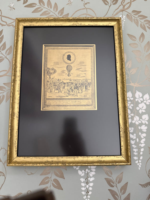 Hot air balloon print